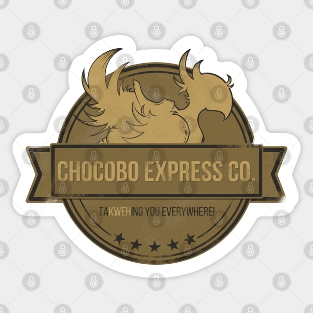 Chocobo Express Co. Sticker by DonCorgi